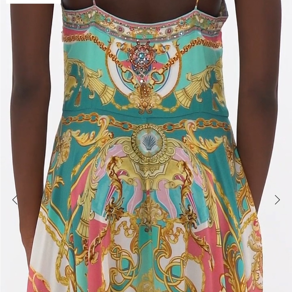Camilla Sail Away with Me Print Silk Maxi Dress M like NEW - Picture 8 of 17